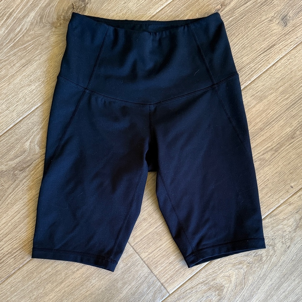 Women's Black High-Waisted Shorts